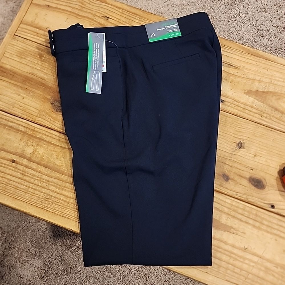 JM Collection Navy Size 10 Dress Pants